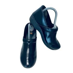 Dansko XP 2.0 Professional Clogs Nursing Black Leather Size EU 40 US 9.5/10